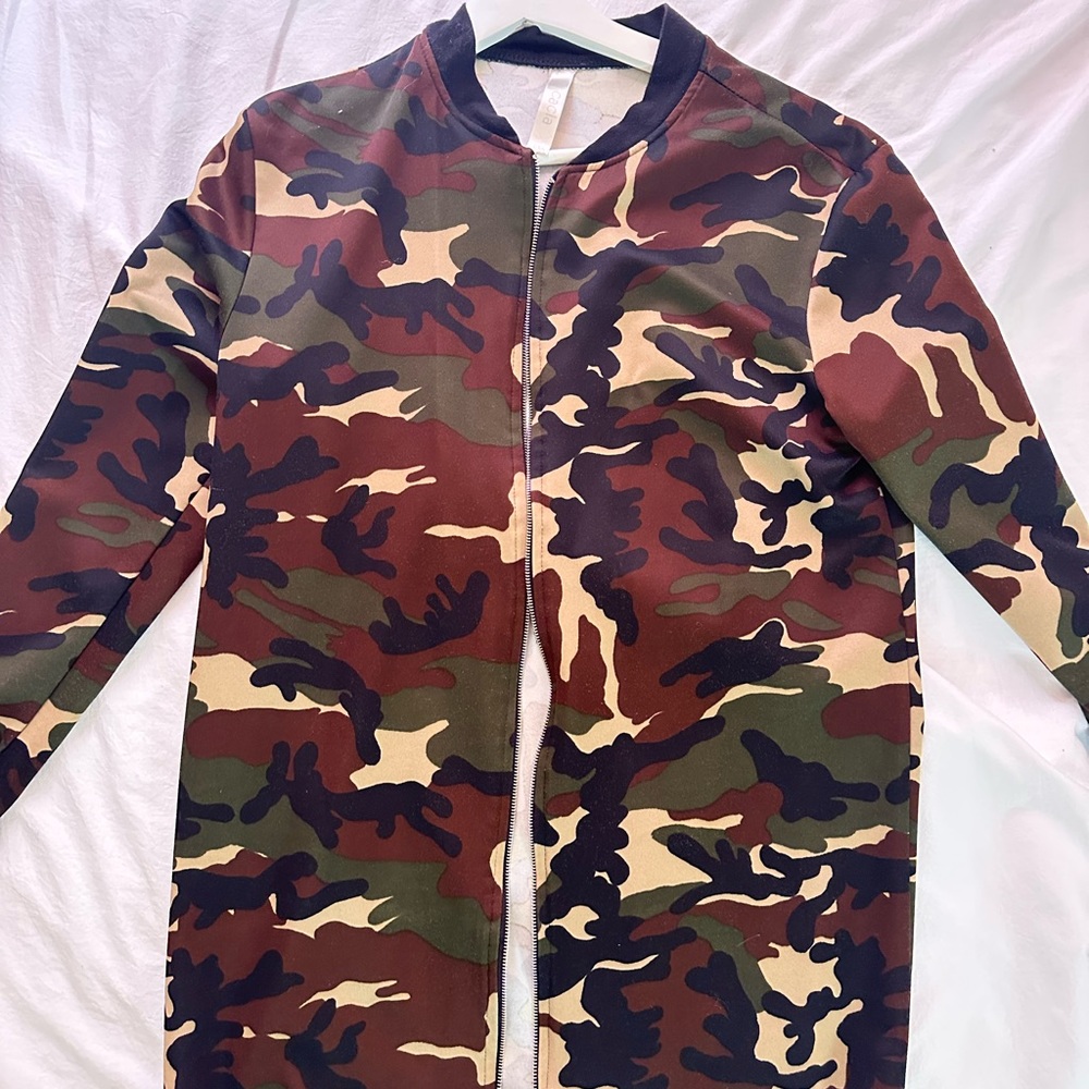 Long Camouflage Jacket